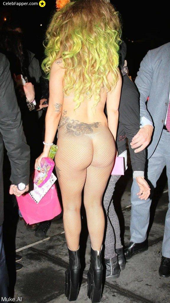 lady gaga bunda rabo pelada nua